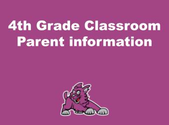 4th Grade Classroom Parent Information Presentation